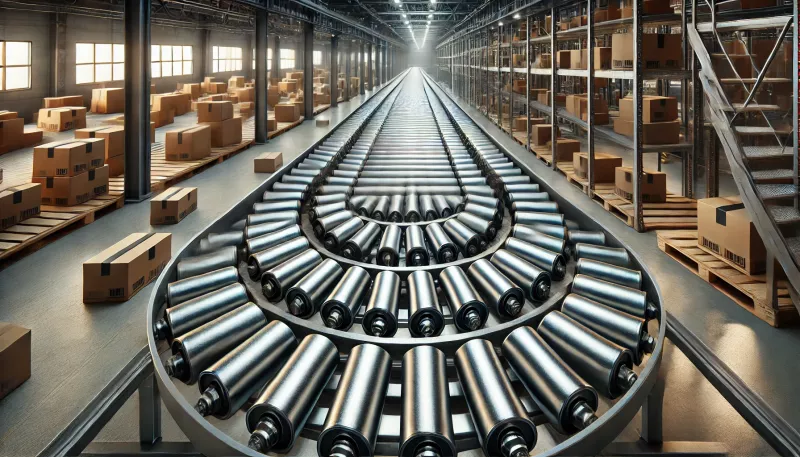 A importância dos roletes transportadores na indústria